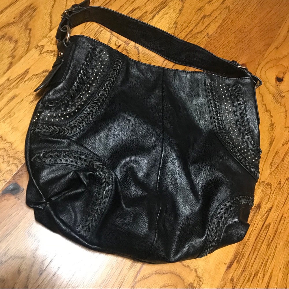 Black one strap purse